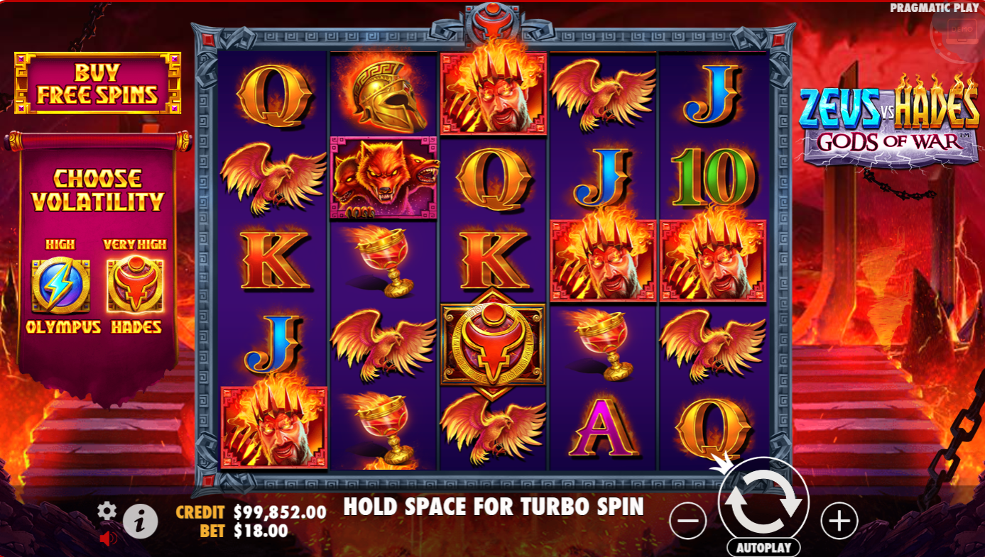 Zeus vs Hades – Gods of War Slot by Pragmatic Play | Play Demo for Free